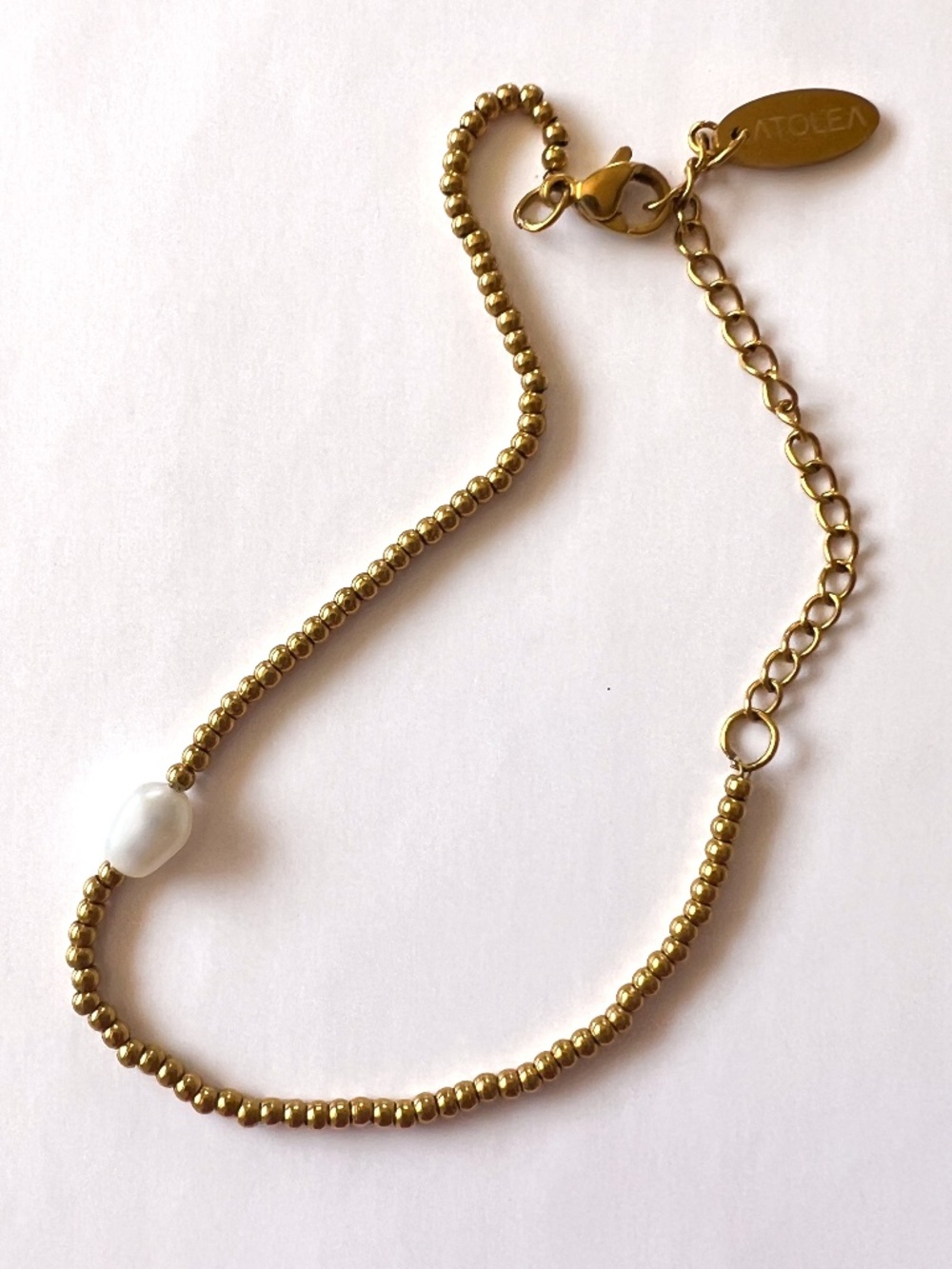 Atolea Beaded Bracelet With Pearl